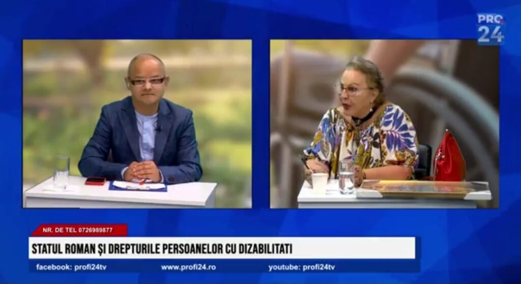 Mihai Caldararu invitat la Profi24 TV STATUL ROMAN ȘI DREPTURILE PERSOANELOR CU DIZABILITATI